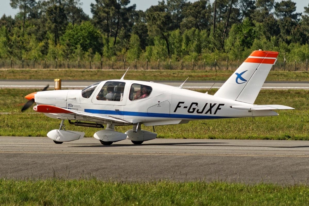 Socata Tobago touring aircraft on the ramp